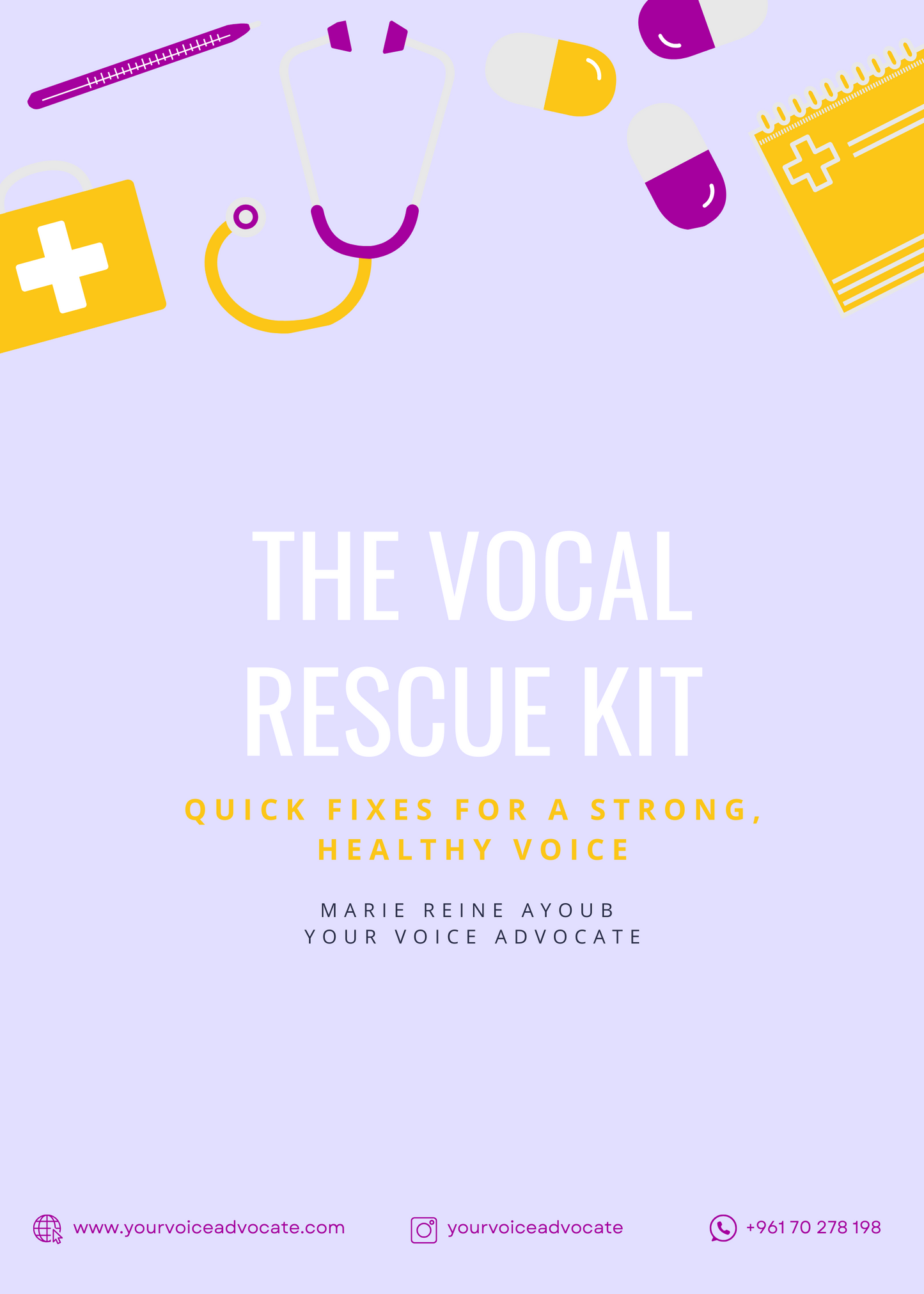 The Vocal Rescue Kit - Free guide